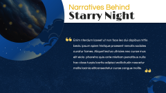 Starry Night Background Theme PPT Slide 6