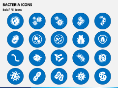 Bacteria Icons PPT Slide 2