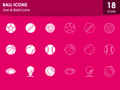 Ball Icons PPT Slide 1
