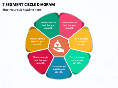 7 Segment Circle Diagram PPT Slide 1
