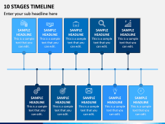10 Stages Timeline PPT Slide 1