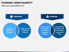 Economic Order Quantity PowerPoint and Google Slides Template - PPT Slides