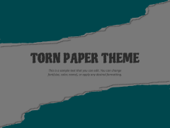 Torn Paper Creative Theme Animated Presentation - SketchBubble