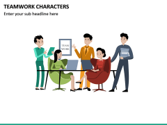 Teamwork Characters PPT Slide 6