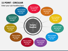 11 Point - Circular PowerPoint Presentation Slides - PPT Template