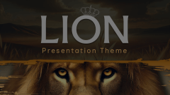 Lion Presentation Animated Presentation - SketchBubble
