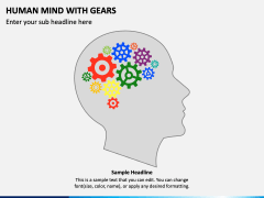 Human Mind with Gears PPT Slide 4