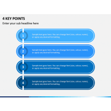 Four Key Points Powerpoint Template - Ppt Slides