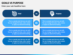 Goals Vs Purpose PowerPoint Template and Google Slides Theme