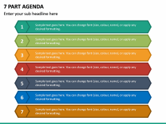 7 Part Agenda PPT Slide 2
