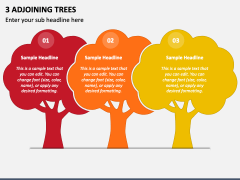 3 Adjoining Trees PPT Slide 1