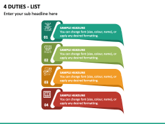 4 Duties List PPT Slide 2