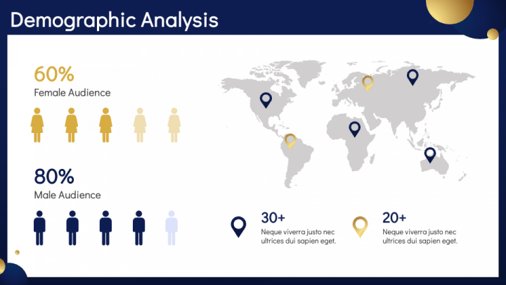 Blue Gold Presentation For Powerpoint And Google Slides - Ppt Slides