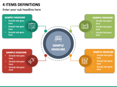 4 Items Definitions PPT Slide 2
