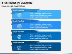 4 Text Boxes Infographic PowerPoint Presentation Slides - PPT Template