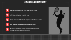 Novak Djokovic PPT Slide 9