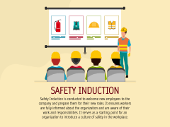 Safety Induction PowerPoint And Google Slides Template - PPT Slides