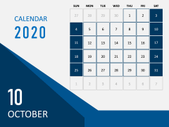 Calendar 2020 - Type 5 PPT Slide 11