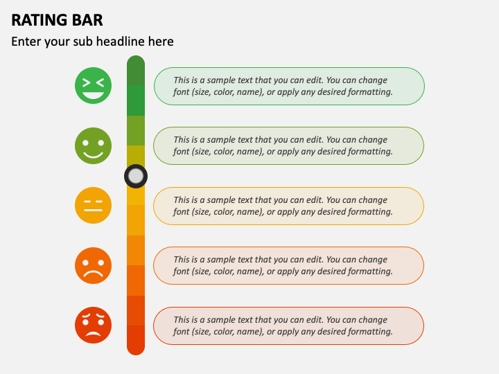 Rating Bar PowerPoint Template and Google Slides Theme