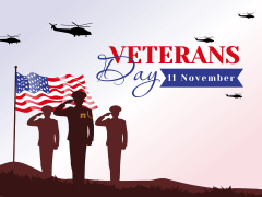 Veterans Day Free PPT Slide 1