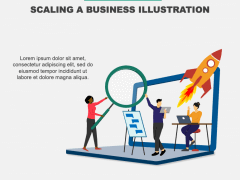 Scaling a Business Illustration for PowerPoint and Google Slides - PPT ...