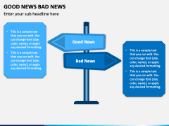 Good News Bad News PowerPoint Template - PPT Slides