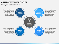 4 Attractive Node Circles PPT Slide 2