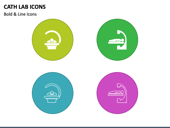 Cath Lab Icons PPT Slide 1