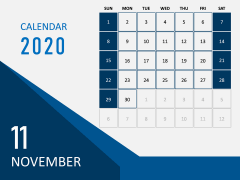 Calendar 2020 - Type 5 PPT Slide 12