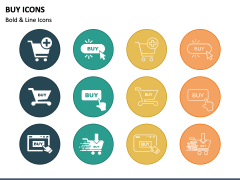 Buy Icons PPT Slide 2