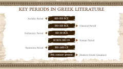 Greek Literature PPT Slide 4