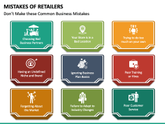 Mistakes of Retailers PPT Slide 1