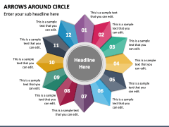 Arrows Around Circle PPT Slide 3