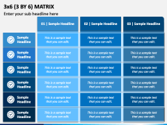 3 by 6 Matrix PPT Slide 2