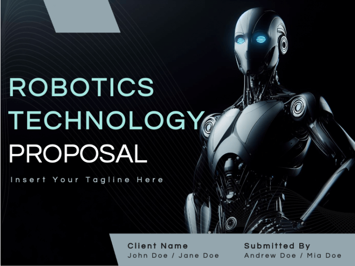 Robotics Technology Proposal PowerPoint and Google Slides Template ...