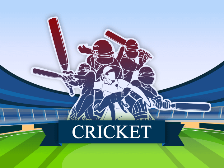 Cricket Theme PPT Slide 1
