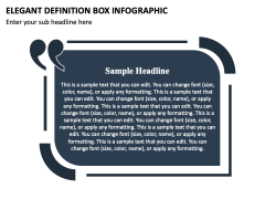 Elegant Definition Box Infographic PPT Slide 2