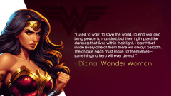 Wonder Woman Presentation Theme PPT Slide 9