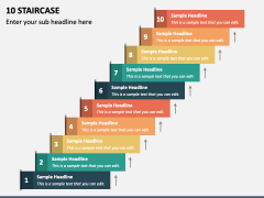 10 Staircase for PowerPoint and Google Slides - PPT Slides