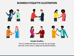 Free - Free - Business Etiquette Illustration for PowerPoint and Google ...