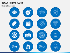 Black Friday Icons PPT Slide 2