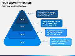 Four Segment Triangle PPT Slide 1