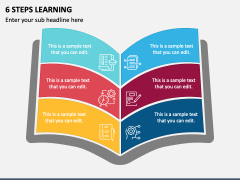6 Steps Learning PPT Slide 1