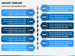 Decade Timeline PPT Slide 6
