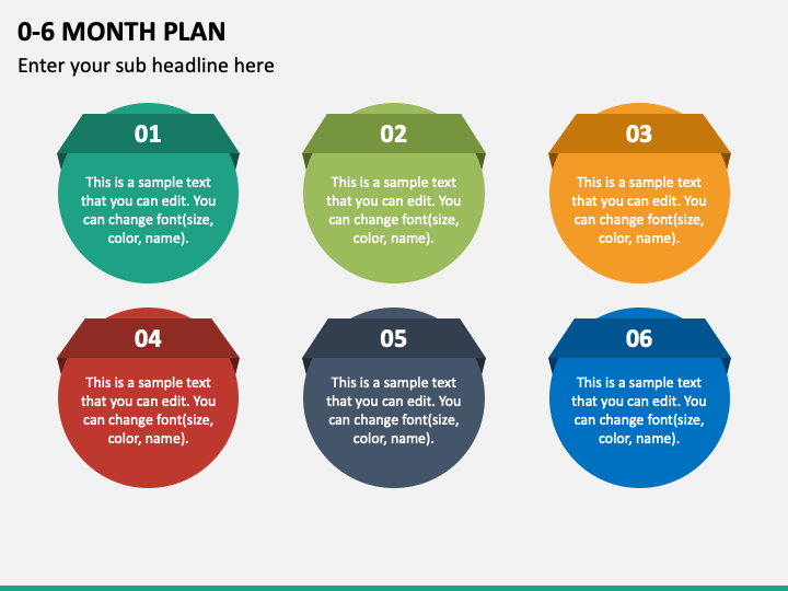 0-6 Month Plan PPT Slide 1
