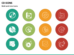CD Icons PPT Slide 2