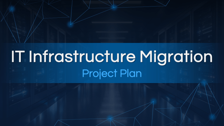 IT Infrastructure Migration Project Plan PPT Slide 1