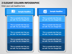 2 Elegant Column Infographic PPT Slide 1