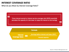 Interest Coverage Ratio PPT Slide 1