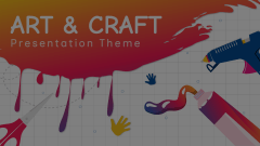 Art and Crafts Theme Animated Presentation - SketchBubble